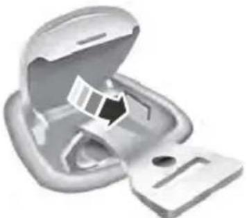 3D rendered illustration of an open and closed electronic device casing (no text or symbols visible)