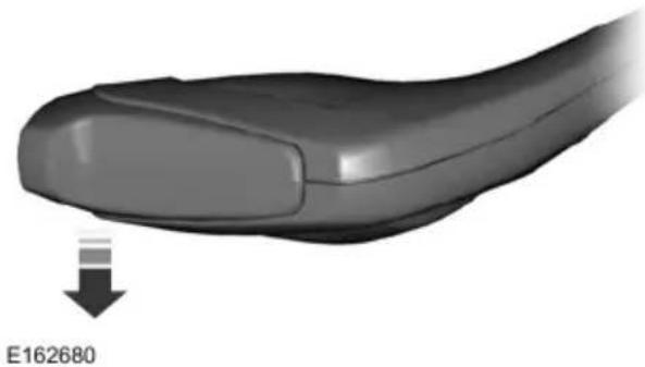 3D rendered object with a downward arrow and label E162680, no readable text or symbols beyond the label.