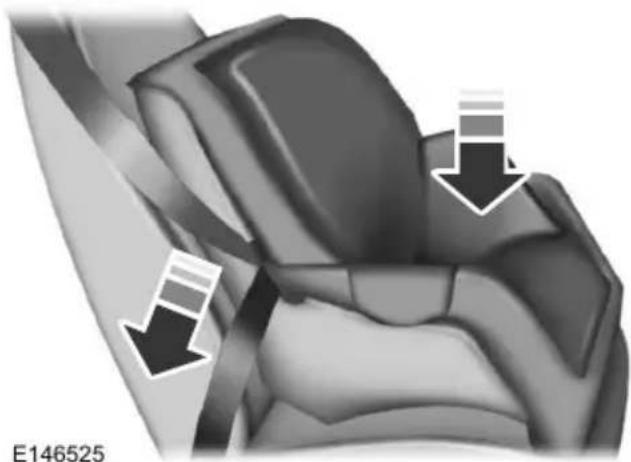 3D rendered mechanical component with two downward arrows indicating force or movement (no text or symbols)