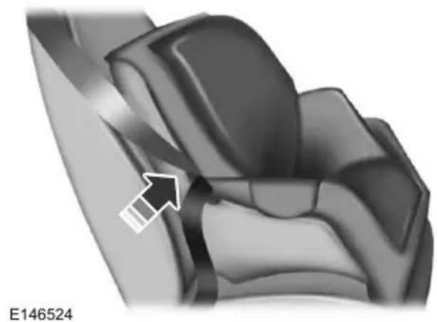 3D rendered mechanical component with a white arrow pointing to a section, labeled E146524 (no text or symbols on the object itself)