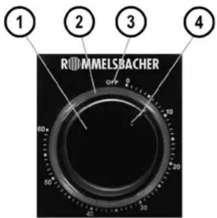 1 2 3 4 Rommelsbacher OFF 0 60 50 40 30
