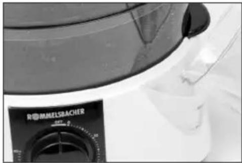 Rommelsbacher DGS 850 - Refilling water (possible during operation) - 1