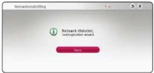 Netwerksindstilling Netwark tillsuttet, ledringstruktur netwerk Sentir
