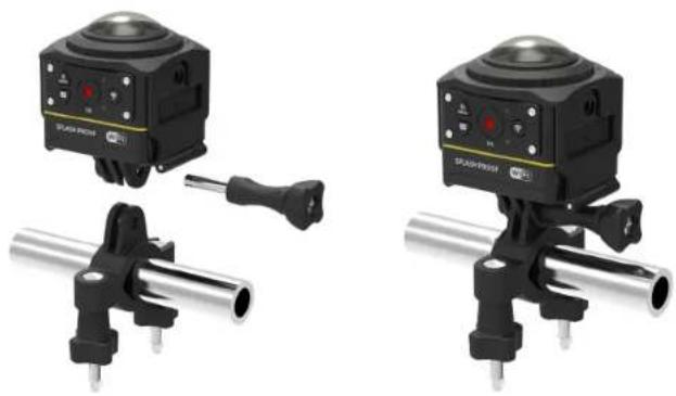 Two black industrial sensors with labeled ports and metal fittings, shown from different angles (no text or symbols visible)