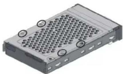 3D rendering of a computer chassis with hexagonal grid pattern and mounting holes (no text or symbols)