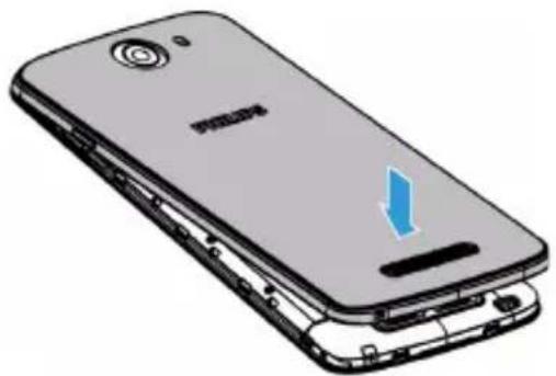 PHILIPS I928 - 插入 SIM 卡 - 2