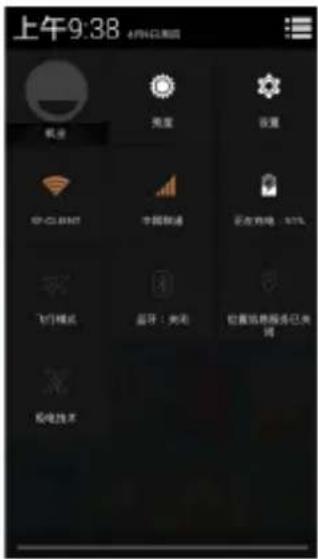 上午9:38 4月6日美国 频道 亮度 设置 SPG 2007 中国移动 正在充电 51% 飞行模式 蓝牙:关闭 位置转换服务已关闭 收电搜索