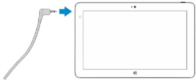 DELL Venue Pro 11 7130 - Sådan anvendes hovedtelefoner - 2