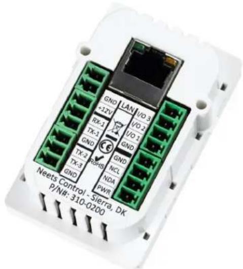 GND LAN I/O 3 +12V V/O 2 RX-1 I/O 1 TX-1 GND GND TX-2 RPH0 NCL TX-3 NDA GND PWR Neets Control - Sierra, DK P/N#: 310-0200
