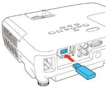 EPSON Powerlite X36+ - GuardarlosajustesenunaunidadflashUSB - 1