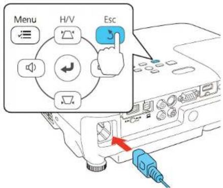 Menu H/V Esc