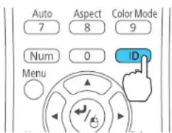 Auto 7 Aspect 8 Color Mode 9 Num 0 ID Menu