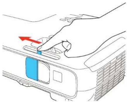 EPSON Powerlite X36+ - Aperturadelatapadelalente - 1
