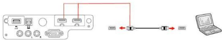 EPSON Powerlite X36+ - ConexióndeunacomputadoraparavideoVGA - 4