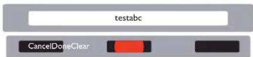 testabc CancelDoneClear