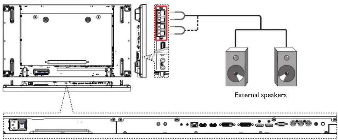 External speakers