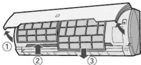 SHARP AY-AP24GR - CZYSZCZENIE FILTRÓW - 1