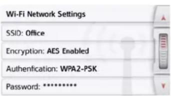 Wi-Fi Network Settings SSID: Office Encryption: AES Enabled Authentication: WPA2-PSK Password: ******** A Y