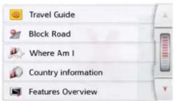 Travel Guide Block Road Where Am I Country information Features Overview