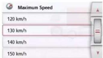 Maximum Speed 120 km/h 130 km/h 140 km/h 150 km/h