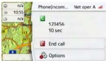 n/a 10:55 n/a Metrol 123456 10 sec End call Options