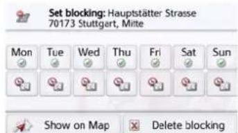 Set blocking: Hauptstätter Strasse 70173 Stuttgart, Mitte Mon Tue Wed Thu Fri Sat Sun Show on Map Delete blocking