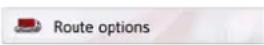 BECKER active.7S EU - The Route options button - 1