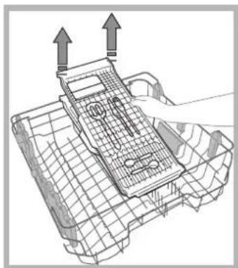 INDESIT DFP 58T93 A SK - Cutlery tray\* - 2