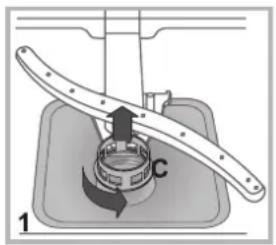 INDESIT DFP 58T93 A SK - Suodattimien puhdistaminen - 1