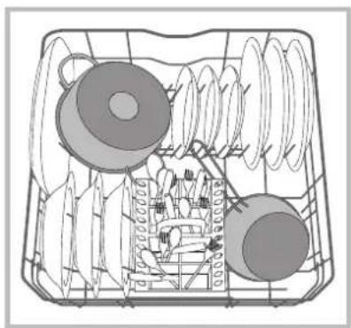 INDESIT DFP 58T93 A SK - Lower rack - 1