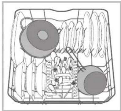 INDESIT DFP 58T93 A SK - Alempi kori - 1