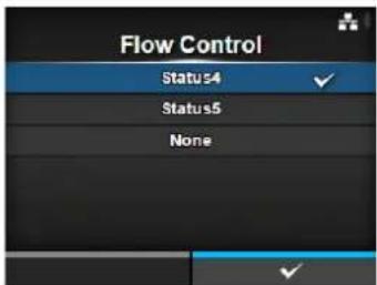 Flow Control Status4 Status5 None