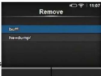 Remove buff! hexdump/