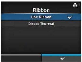 Ribbon Use Ribbon Direct Thermal
