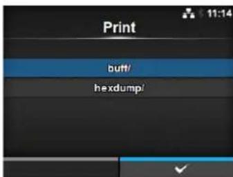 Print beatt/ hexdump/
