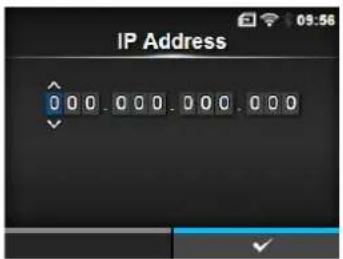 IP Address 0 0 0 . 0 0 0 . 0 0 0 . 0 0 0 ✓