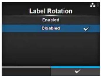 Label Rotation Enabled Disabled