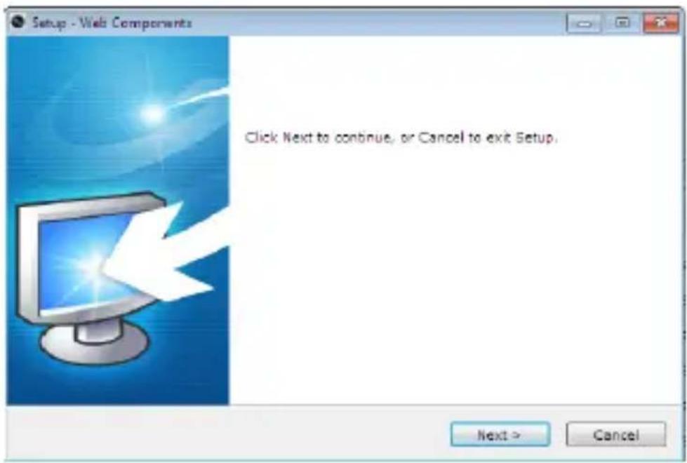 Setup - Web Components Click Next to continue, or Cancel to exit Setup. Next > Cancel