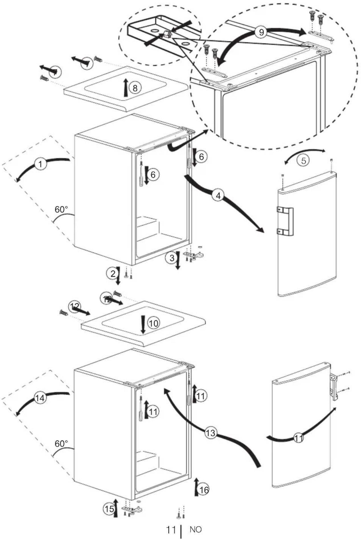 GRAM FS 32105-60 - Plassering og installasjon - 1