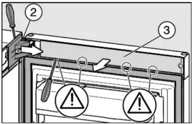 MIELE FN 24263 ws - Afdekplaten bovenaan verwijderen - 2