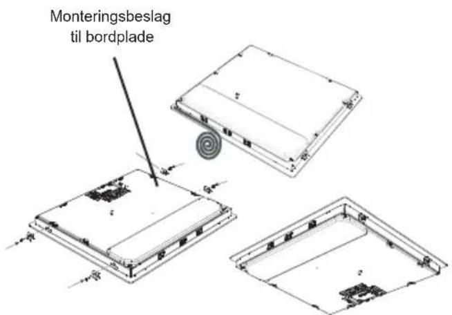 Monteringsbeslag til bordplade
