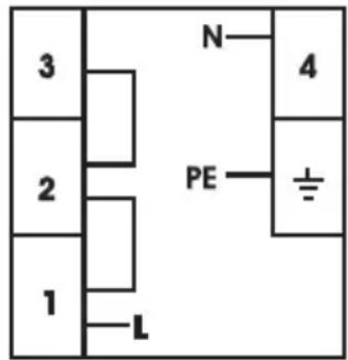 3 2 1 L N 4 PE ±