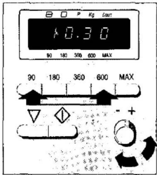 8 0 P Kg Sout 10.30 90 180 350 600 MAX 90 180 350 600 MAX - +