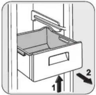 ZANUSSI ZRB 340PW - Udtagning af fryserens frysekurve - 1