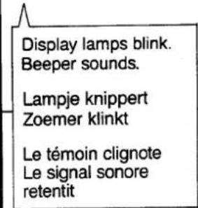 PANASONIC SD-BT2 - SKÆRMENS INDIKATIONER INDIKATIONER, DER VISES PÅ SKÆRMEN. ADVARSELSSIGNALER. - 2