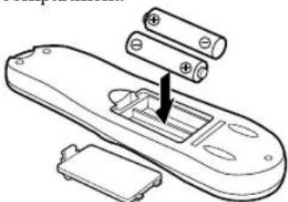 PHILIPS VR110 - To insert the batteries: - 2