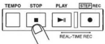 TEMPO STOP PLAY STEP REC REAL-TIME REC