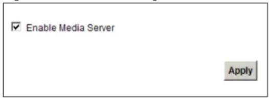 Enable Media Server Apply