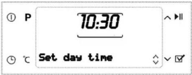 BLOMBERG BEO 9860 X - Adjust the current time - 1