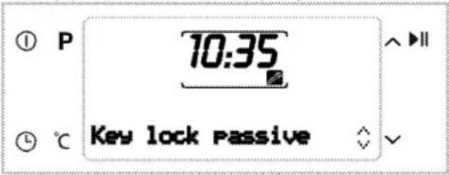 BLOMBERG BEO 9860 X - Deactivating the keylock - 1